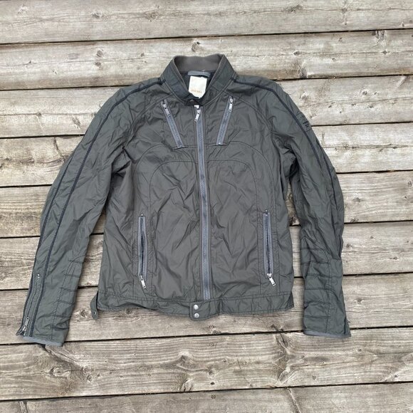 Vintage Diesel Cow Leather Jacket XXL Green - Picture 8 of 16